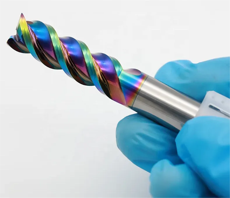 CNC Carbide 2 Flute 3 Flute End Mill Helical Indexable for Aluminum Milling Cutter Router Bit for Woodworking