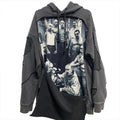 Hoodies Supplier Custom Heavyweight Distress Washing Path Hoodie High Street Hip Hop Oversize Hoodies Men