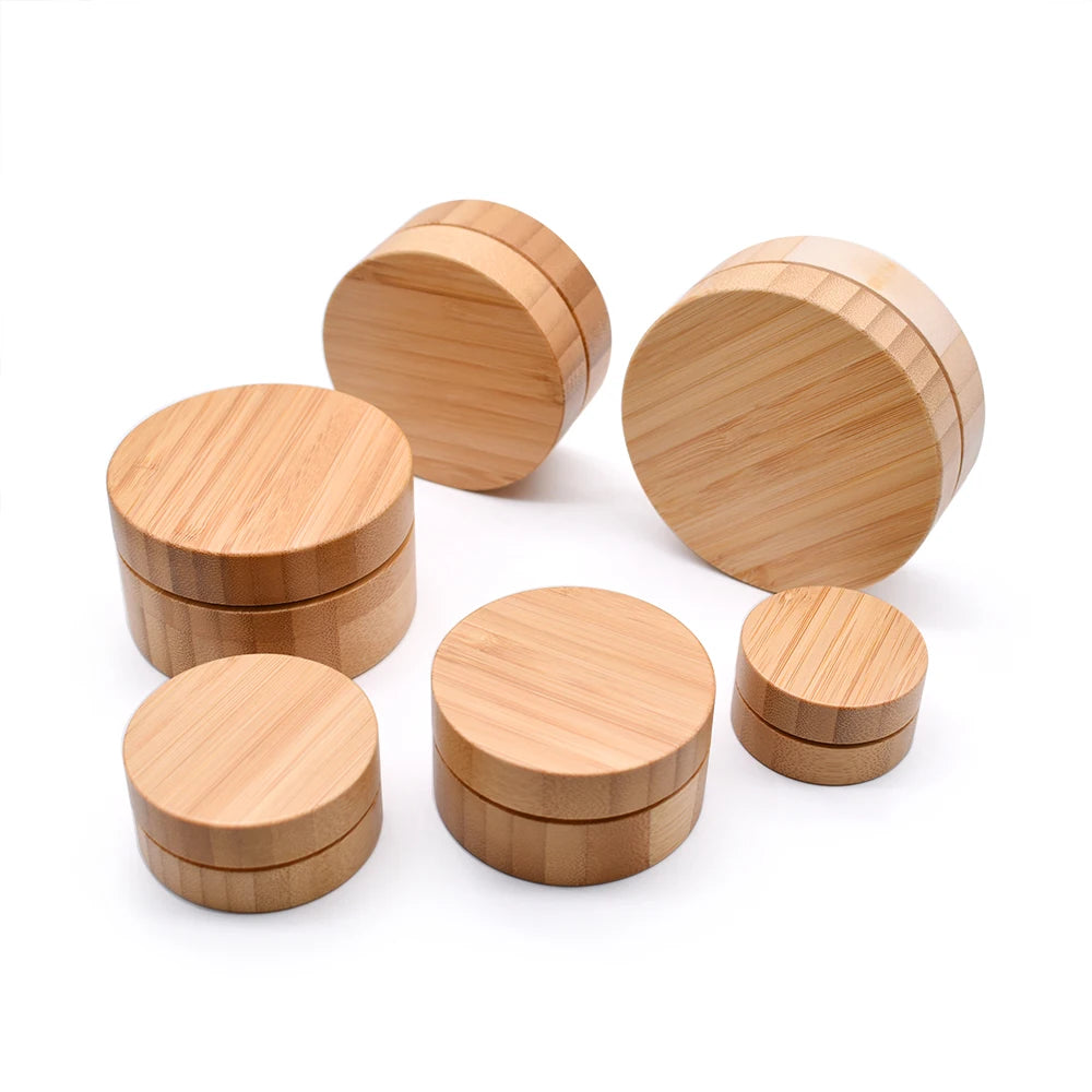 Wholesale Eco-Friendly Bamboo Cosmetic Shampoo Bottle Pump Sprayer Face Mask Packaging Custom Color Logo PET Plastic Lotion