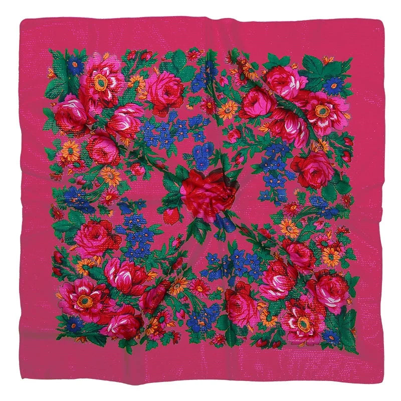 Women's Printed Square Scarf and Arab Headscarf Multi-Color Option Summer Shawl Popular Wholesale