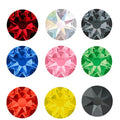 Wholesale 2088 Flat Black Rhinestones with 16 Facets Cuts Non-Hotfix Strass Glass Crystals for Shoes Bags & Dresses