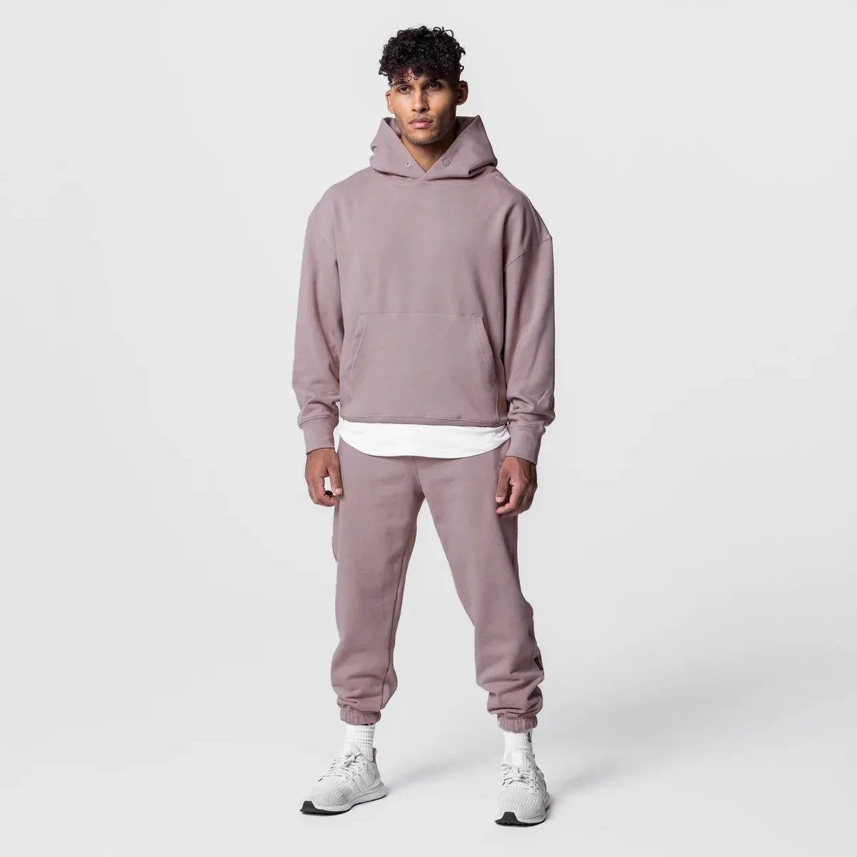 Men's Sport Wear Set Hoodie and Sport Pant 100% Cotton Fleece/Terry Fabric for Choice Custom