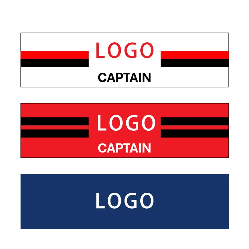 Soccer Captain Armband Customized Logo Adjustable Elastic Training Bands Brazalete De Futbol Football Captain Armband