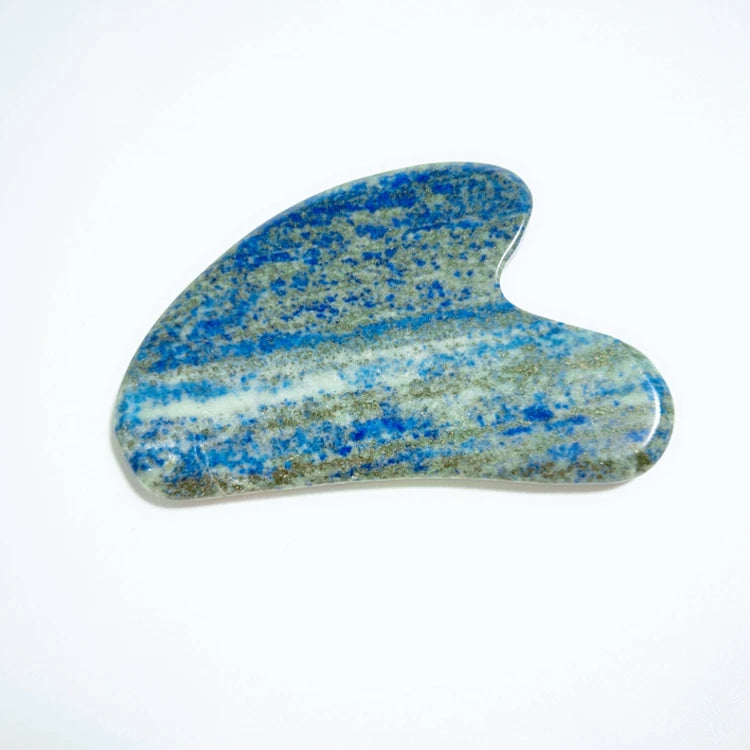 HZ Lapis Lazuli Gua Sha Comb Gua Sha Crystal Heart Body Gua Sha Stone with Box