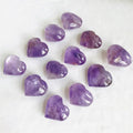Hot Sale Heart Shaped Decorations Gift Natural Polished Amethyst Heart