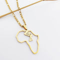 Egyptian Necklace Gold Joyer a Acero Inoxidable Moda African Necklace Women Egyptian Gold Jewelry Joyeria En Oro 18 k Fine Jewel