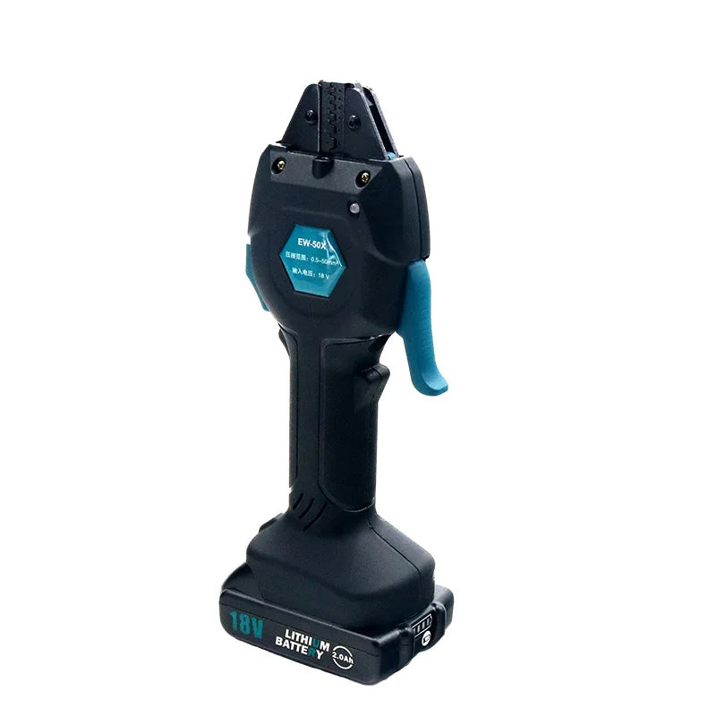 Rechargeable EW-50X Cold-Pressed Pliers Cable Cutter for Crimped Fork and Pre-Insulated Terminal Bare Cable Terminal Type MegaBDM