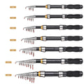 Ultra-short Fiberglass Sea Fishing Bait Ice Fishing Rod Telescopic Fishing Rod
