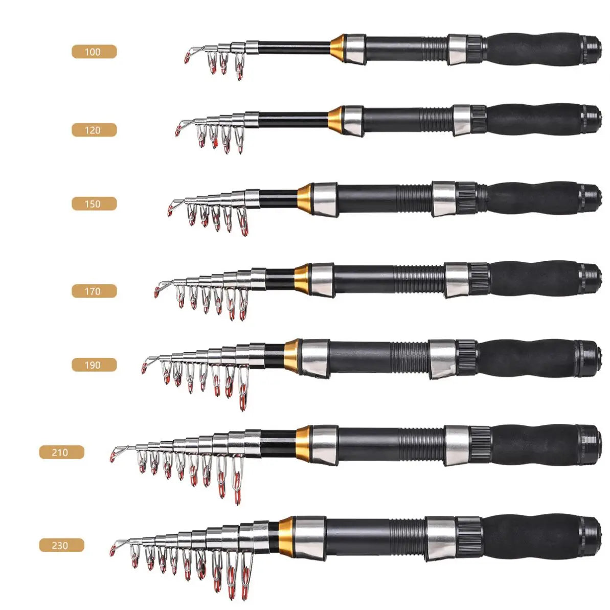 Ultra-short Fiberglass Sea Fishing Bait Ice Fishing Rod Telescopic Fishing Rod