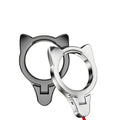 2in1 Multifunction Metal Keychain Phone Stand Rope Phone Lanyard Key Chain Mobile Phone Straps Holder Stand Finger Ring Keycord