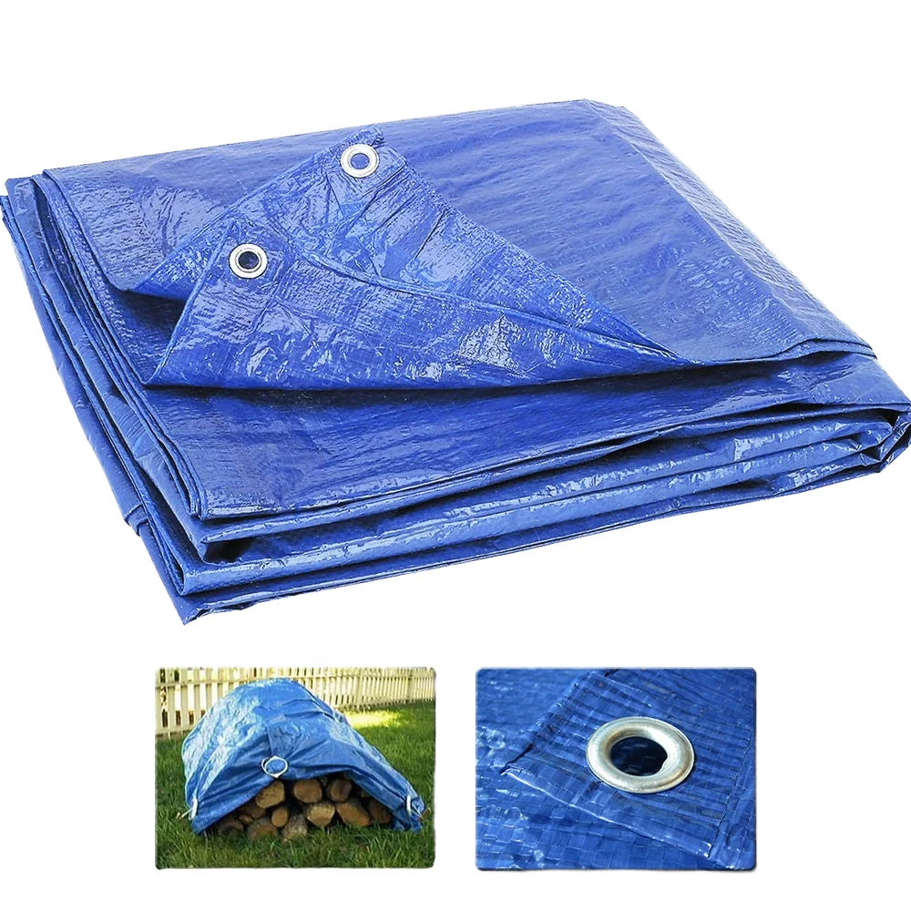Wholesale 5 Mil PE Tarpaulin Fabric From China Waterproof Laminated Outdoor Cover Tent Printed Pattern Water Resistant Feature