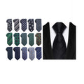 100 Styles Silk Ties for Men 7.5CM Width Black Brown Blue Paisley Neckties for Men Personalized Polk Dot Men's Business Tie