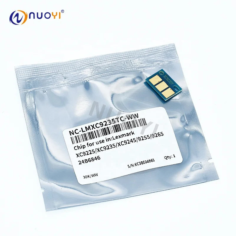 Nuoyi Compatible Toner Chip for Lexmark XC9225 XC9235 XC9245 XC9255 XC9265 Toner Reset Chip 9225 9235 9245 9255 9265 Spare Parts