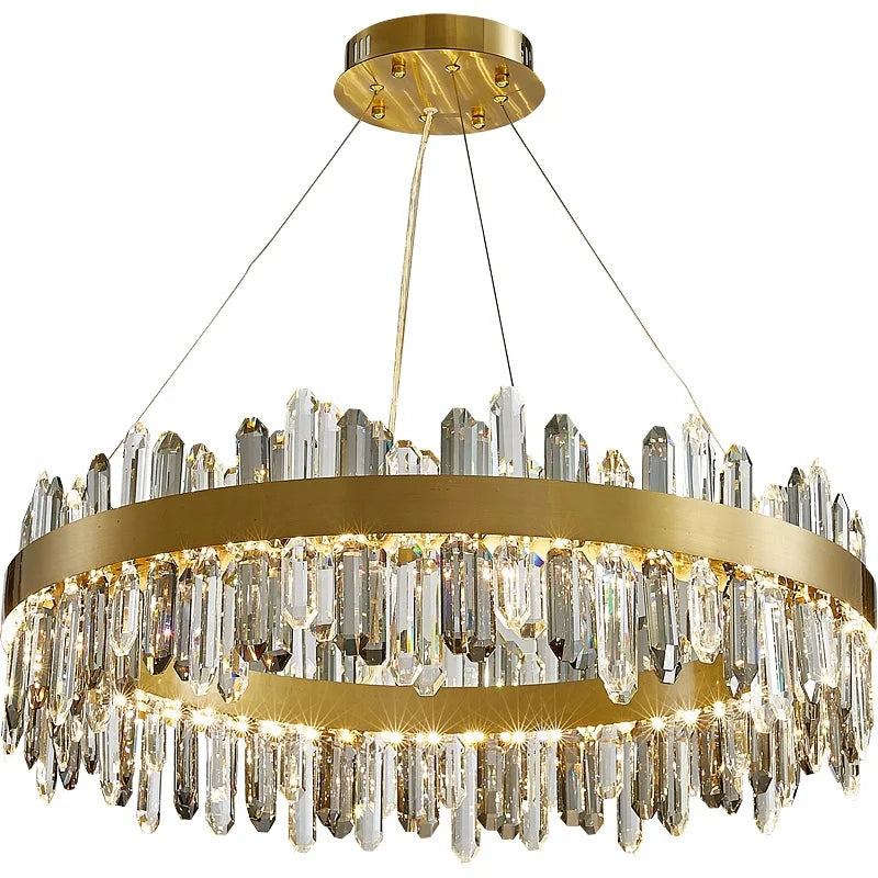 Modern Elegant Luxury Crystal Chandelier Creative Indoor Pendant Light for Hotels