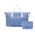 Large Multifunctional Waterproof Polyester Duffel Bag for Men Women Foldable Travel Gym Garment Bag Fashionable Zipper Closure