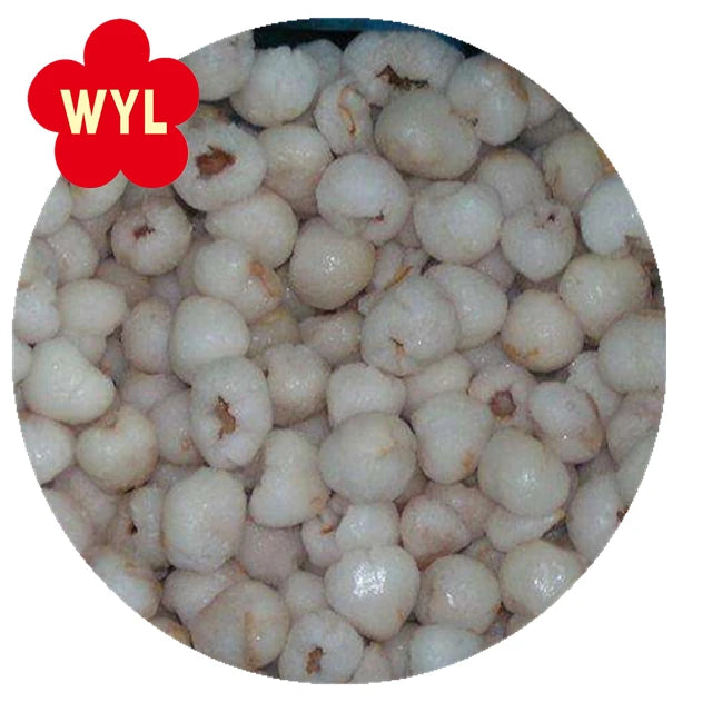 IQF Frozen Lychee and Litchi Peeled Unpeeled for Juice Yogurt or Smoothies Sweet Taste Puree Preservation Bulk Packaging