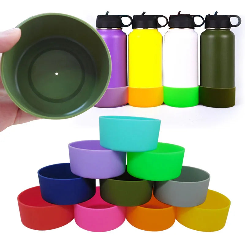 Custom  32OZ - 40OZ Vacuum Flask Silicone Cup Cover Holder Space Pot Silicone Sleeve