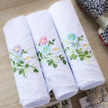Wholesale Ladies Soft 60s Cotton Embroidery Hankies 28X28cm Vintage Embroidered Lace Handkerchiefs Azo Free Eco-Friendly Gift