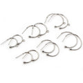 10pcs 12 15 20 25mm 316 Stainless Steel Earring Hooks Hoops Circle Ball Stud Earrings Ear Wires Connector DIY Jewelry Findings