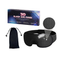 100% Blackout Washable 3D Memory Foam Eye Mask Luxury Private Label Sleep Eye Cover with Nose Pad Travel Blindfold and Earplugs