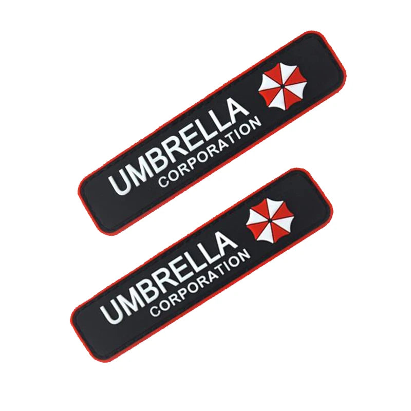3D Mini Version Biochemical System Protection PVC Embroidery Patch UMBRELLA CORPORATION Pvc Patch