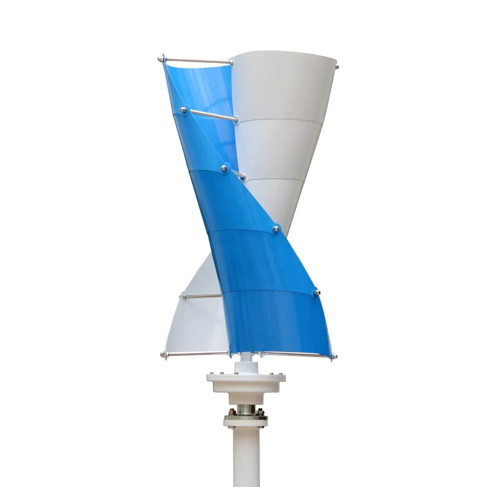 500W 600W 1000W Small Size Vertical Axis Free Energy Alternator Helix Wind Turbine Generator