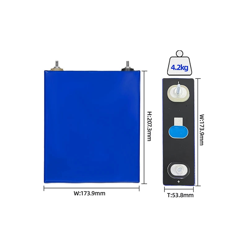 Prismatic Batteries Rechargeable Lifepo4 Battery 3.2V 230Ah for Pv Energy Storage Use