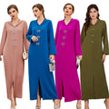 Multicolor Handmade Beaded Morocco Style Long Party Colourful Abaya