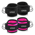 Home Gym Glute Workouts Kickbacks Work Out Cuff Attachment Ankle Strap for Cable Machines Resistance Bands Hip Abductors