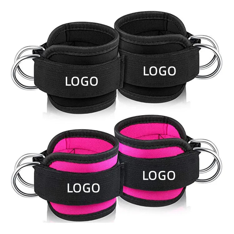 Home Gym Glute Workouts Kickbacks Work Out Cuff Attachment Ankle Strap for Cable Machines Resistance Bands Hip Abductors