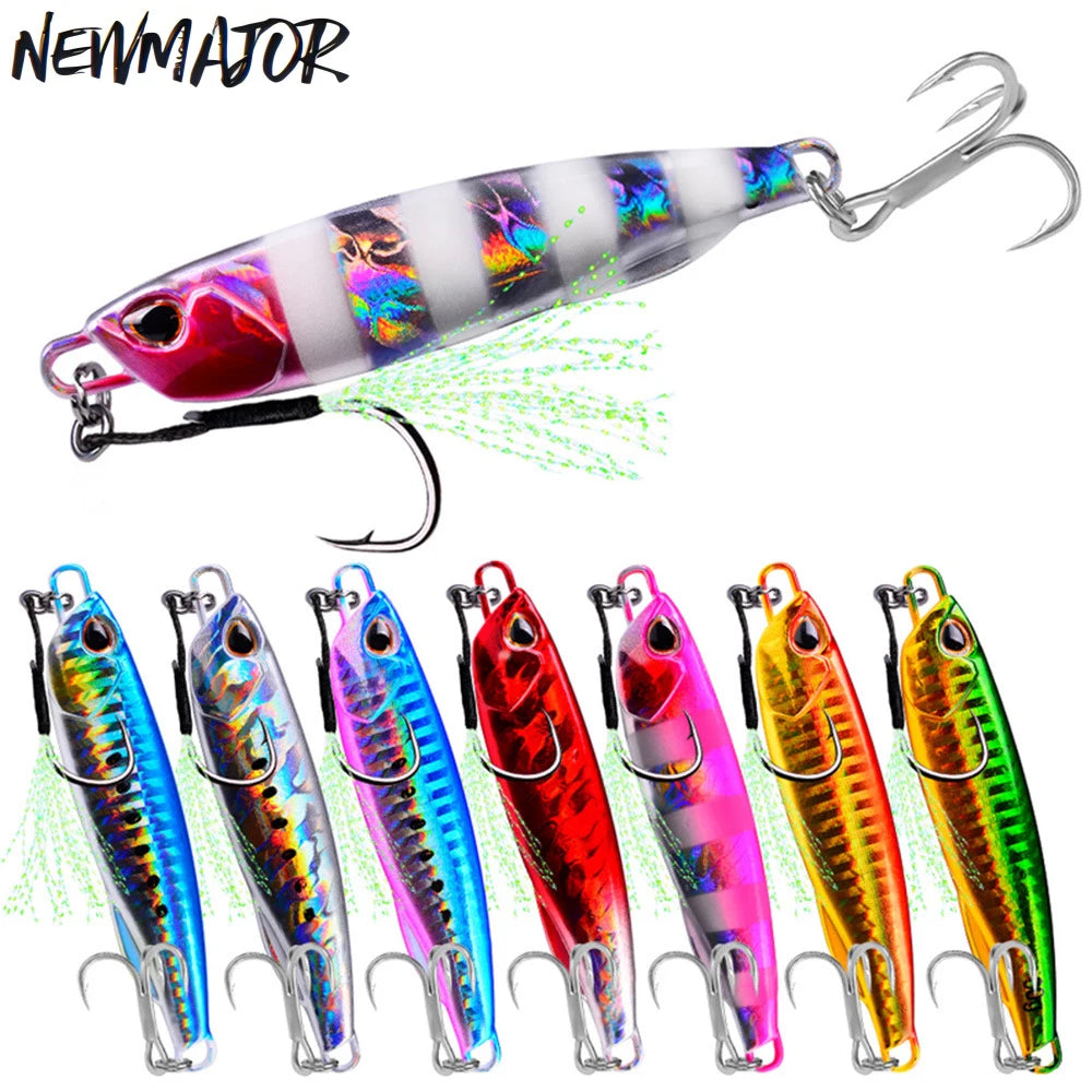 NEWMAJOR Jigging Lure 10g-60g Range Attractive for Pike Shark Tilapia Bream