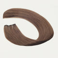 Full Head 6 Piece Clip Weft Hair Wholesale Human Hair Natural Brown Hair Extensions
