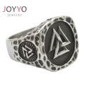 Fashion Vintage Viking Men Ring Stainless Steel Custom Jewelry