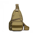 New Tactical Outdoor Camo Chest Shoulder Crossbody Bag USB Port Tactical Sling Bag With Kettle Cover Messenger Bag