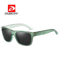 DUBERY FACTORY 2025 New Fashion Female Sunglasses Rectangle PC Frame in Blue and Red Wholesale Private Label Sunglasses