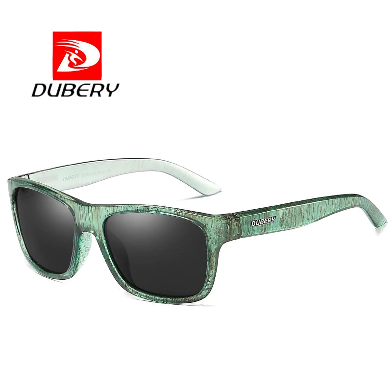 DUBERY FACTORY 2025 New Fashion Female Sunglasses Rectangle PC Frame in Blue and Red Wholesale Private Label Sunglasses