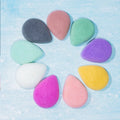 100% Pure Natural Konjac Sponge Eco-friendly Organic Waterdrop Shape Facial Cleansing Face Cleaning Free Sample