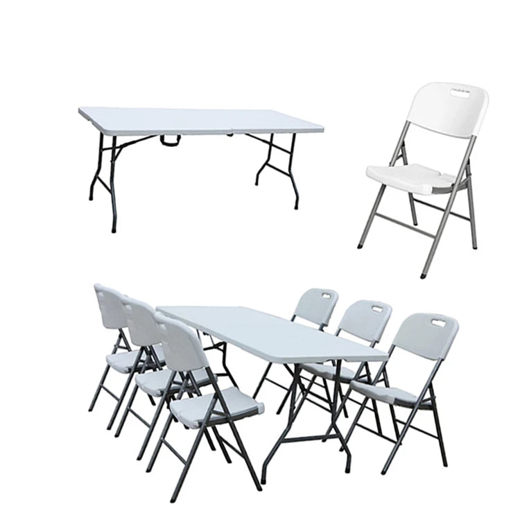 Guangdong Manufacturer Used Dining Straing Meeting Outdoor Plastic Folding Table