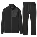 Men's Athletic Tracksuit Set Zip up Jacket & Joggers Lightweight Breathable 2 Piece Fashion Sportswear for Running Gym Training