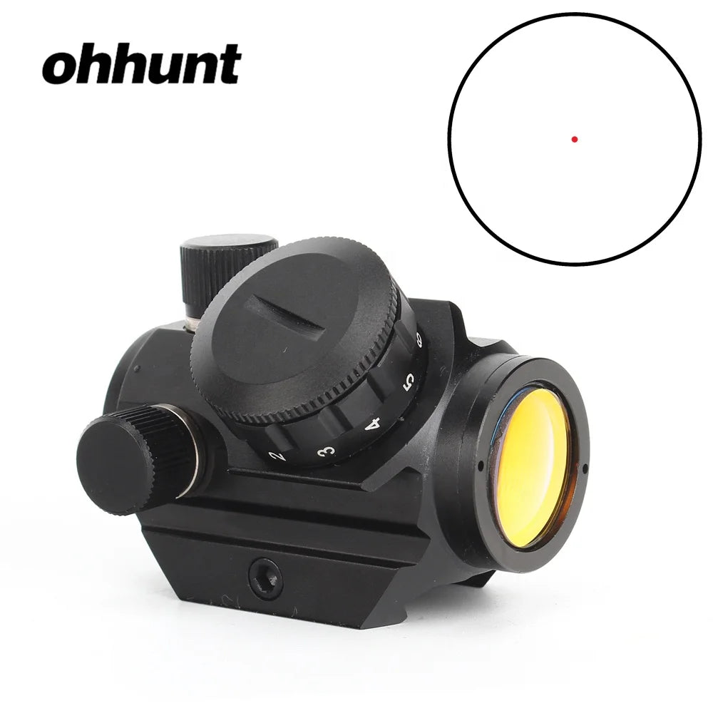 Ohhunt 1x25 Red Dot Sight Hunting Holographic Optical Sight Reflex Scope for Hunting