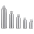 In Stock 30-500ml Silver Aluminum Bottle with Matte Silver Spray Empty Perfume Bottle