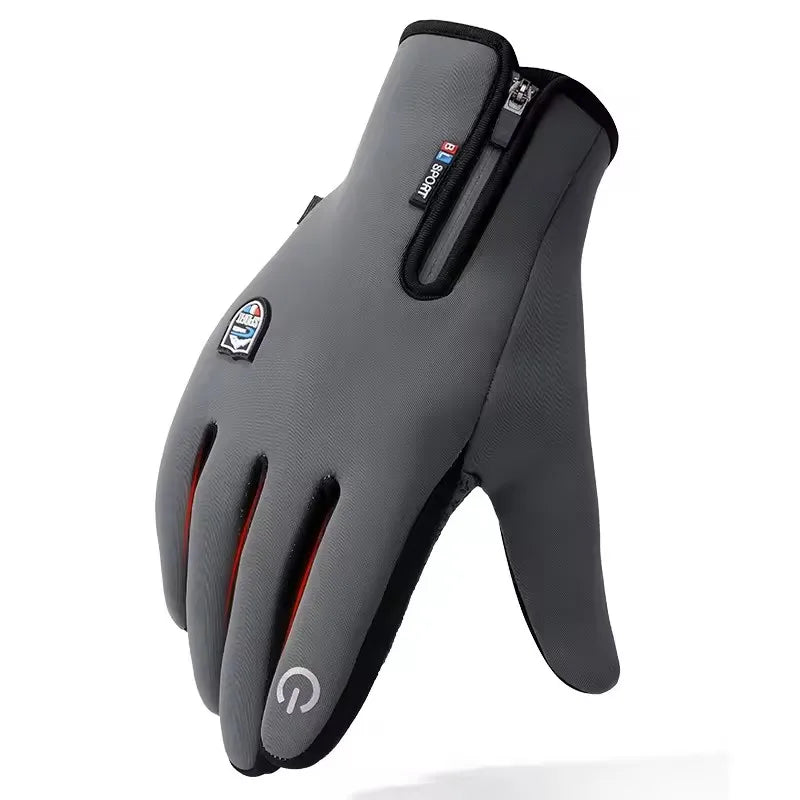 New Design Cold Weather Thermal Men Custom Windproof Thicken Soft Winter Warm Gloves