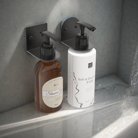 AOLQ Hot Sales Wall Mounted Stainless Steels Shower Soap Dispenser Holder Shampoo Dispenser Brackets for Bathroom