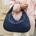 3149 Ready Stock Women Hands Bag Ladies Fashion Jaquemus Shoulder Leather Braided Bag Woven Women's Shoulder Bags Handbag