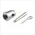 Steel Truss Half Coupler for Stage Lighting TUV Certified Pin Clip