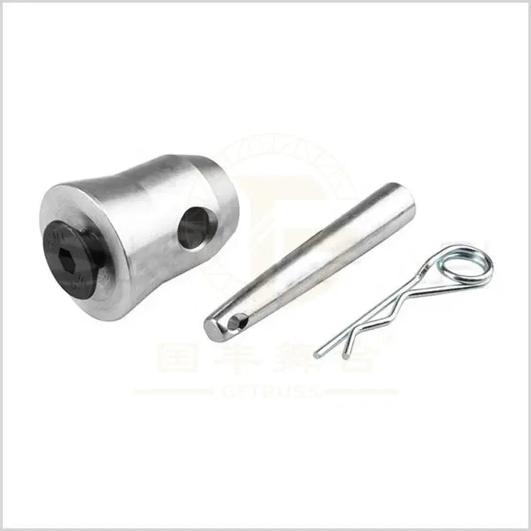 Steel Truss Half Coupler for Stage Lighting TUV Certified Pin Clip