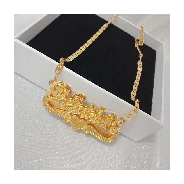 Fashion Custom Name Necklace Lady Jewelry Gift Personalized Acrylic Pendant Custom Necklace