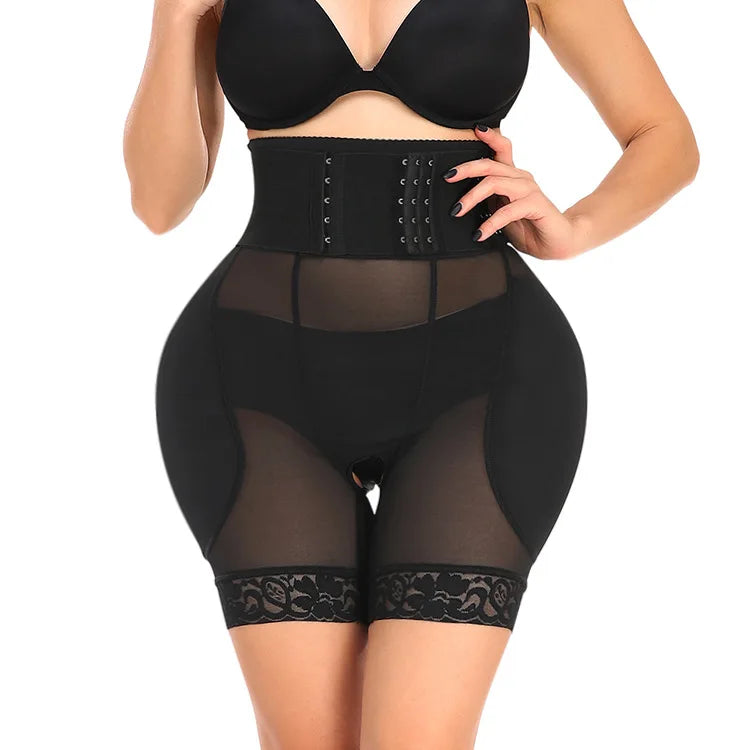 The New High Waist Hip up Women Shaperwear Tummy Control Adjustable Buckle Straps Body Shaper Trainer Butt Lifter Padded Buttock