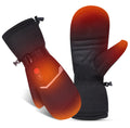 Savior Rechargeable Skiing Heated Gloves Winter Insulated Lycra Leather Battery Heating for Outdoor Activities Snowboarding