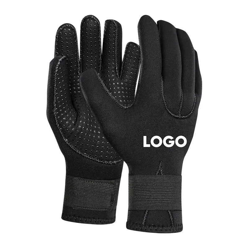 Waterproof Protection 3Mm Work Surfing Webbed Running Glove Long Fish Catching Wetsuit Neoprene Gloves